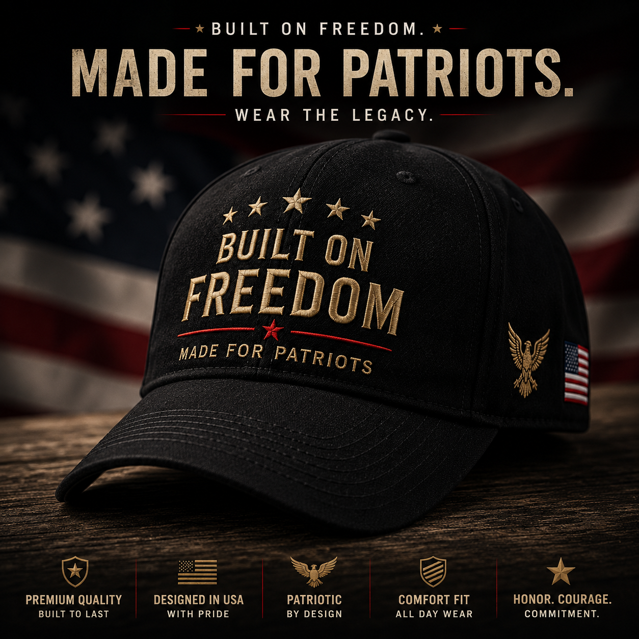 One Nation Patriot Hat