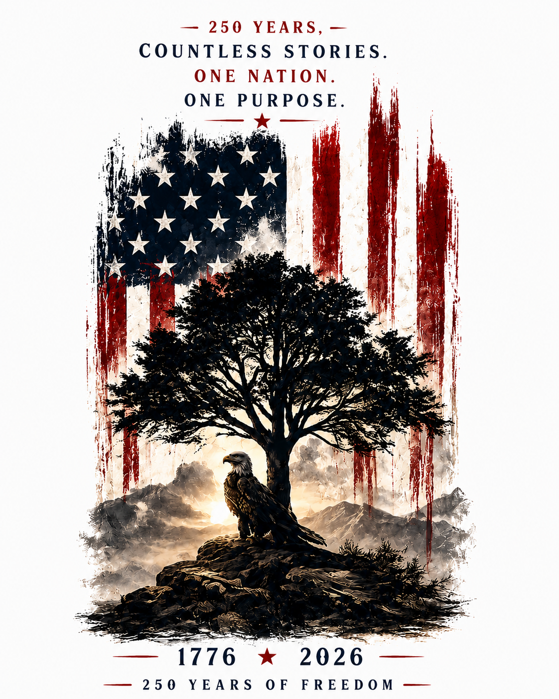 250 Years of Freedom Heritage Edition | Premium Patriotic T-Shirt